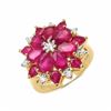 Image 1 : STERLING SILVER RUBY RING