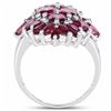 Image 2 : STERLING SILVER RHODOLITE RING