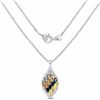 Image 2 : STERLING SILVER MULTI COLOR SAPPHIRE PENDANT