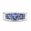 Image 2 : STERLING SILVER TANZANITER RING