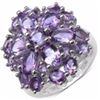Image 1 : STERLING SILVER AFRICAN AMETHYST RING