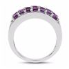 Image 2 : STERLING SILVER AMETHYST BAGUETTE RING