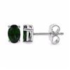 Image 2 : STERLING SILVER CHROME DIOPSIDE EARRING