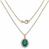 Image 2 : STERLING SILVER GREENY ONYX PENDANT
