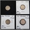 Image 1 : Canadian Dimes - Lot of 4