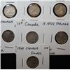 Image 1 : Lot of 7 Canadian Dimes