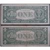 Image 2 : USA 1957 series Silver Certificates - Lot of 2