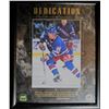 Image 1 : Wayne Gretzky - 'Dedication' - Authenticated Upper Deck Collectible