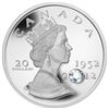 Image 1 : 2012 $20 Diamond Jubilee Coin - .9999 Fine Silver Coin.