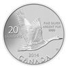 Image 2 : 2014 Royal Canadian Mint - $20 'Canada Goose' - Pure Silver Coin