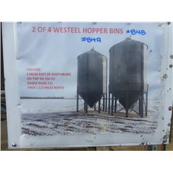 WESTEEL 2300 BU HOPPER BIN