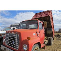 1971 FORD F750 SINGLE AXLE GRAIN TRUCK