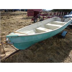 FIBREGLASS BOAT AND TRAILER