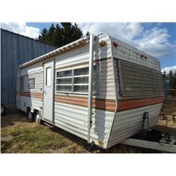 APPROXIMATELY 1970 WIDEWORLD HOLIDAY TRAILER