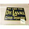 Image 1 : DELAVAL CREAM SEPARATOR METAL SIGN