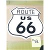 Image 1 : ROUTE 66 METAL SIGN