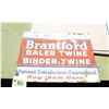 Image 1 : BRANTFORD BALER/BINDER TWINE METAL SIGN