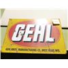 Image 1 : GEHL BROS. IMPLEMENT METAL SIGN
