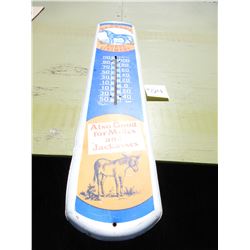 DR. BARKERS HORSE LINIMENT THERMOMETER