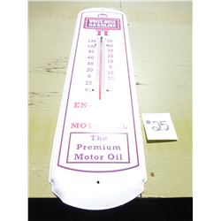 WHITE ROSE GASOLINE THERMOMETER