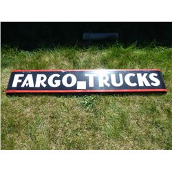 FARGO TRUCKS METAL SIGN