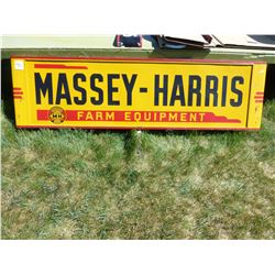 MASSEY HARRIS FARM EQUIPMENT METAL SIGN