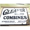 Image 3 : GLEANER COMBINES METAL SIGN