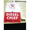 Image 1 : TEXACO DIESEL CHIEF METAL SIGN