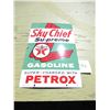 Image 1 : TEXACO SKY CHIEF SUPREME METAL SIGN