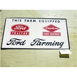 FORD FARMING METAL SIGN
