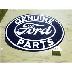 GENERAL FORD PARTS METAL SIGN