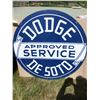 Image 1 : DODGE DESOTO SERVICE METAL SIGN