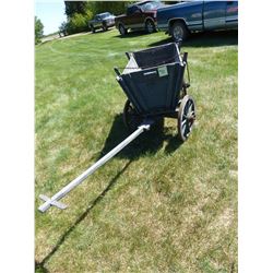 MINIATURE WOOD WHEEL PONY WAGON