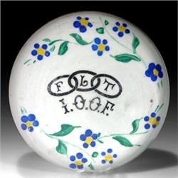 40: Antique American Odd Fellows Paperweight