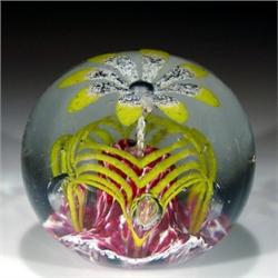 50: Edward Rithner Flower Paperweight