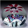 Image 1 : 51: Edward Rithner Red Flower Paperweight