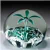 Image 1 : 53: Edward Rithner Teal Flower Paperweight