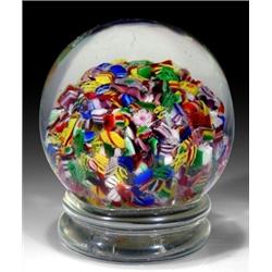 60: Chinese Millefiori Pedestal Paperweight