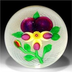 62: Chinese Pansy Paperweight