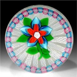 67: John Deacons 1996 Flower Paperweight