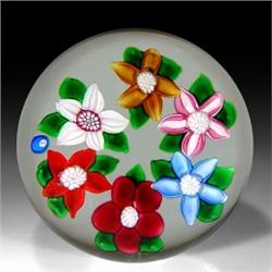 75: John Deacons Flower Garland Paperweight