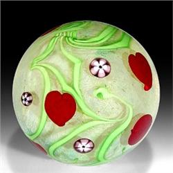85: Orient & Flume Hearts Flowers Paperweight