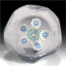 93: Perthshire 1976 Millefiori H Paperweight