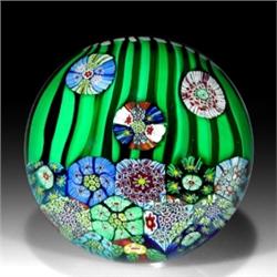 124: Italian Murano Millefiori Paperweight