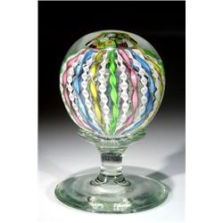 125: Italian Murano Crown Mantle Ornament