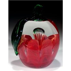 136: Joe Rice Apple-shaped Paperweight