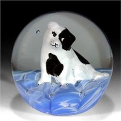 140: Joe St. Clair Puppy Paperweight