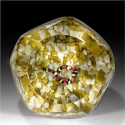 143: Joe Zimmerman Faceted Snake Paperweight