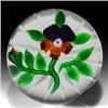 Image 1 : 145: Antique Baccarat Pansy Paperweight