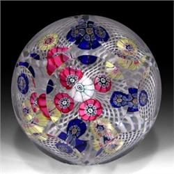162: Antique NEGC Millefiori Paperweight